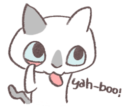 Hyperactive Cat (EN) sticker #6086335