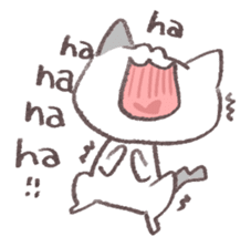 Hyperactive Cat (EN) sticker #6086348