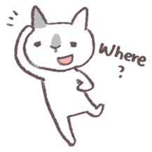 Hyperactive Cat (EN) sticker #6086351