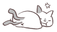 Hyperactive Cat (EN) sticker #6086356