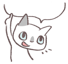 Hyperactive Cat (EN) sticker #6086358