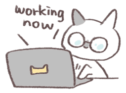 Hyperactive Cat (EN) sticker #6086359