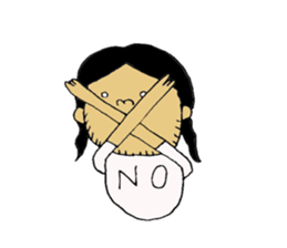 a long hair man 3 sticker #6086513