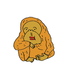 a long hair man 3 sticker #6086527