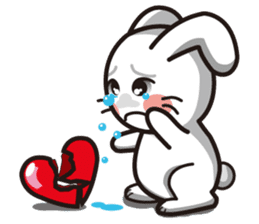Tsai Tsai rabbit-Happy Life Part 2 sticker #6086745