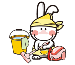 Tsai Tsai rabbit-Happy Life Part 2 sticker #6086756
