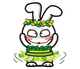 Tsai Tsai rabbit-Happy Life Part 2 sticker #6086757