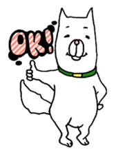 Grandfather and dog sticker #6086817