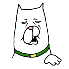 Grandfather and dog sticker #6086823