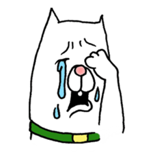 Grandfather and dog sticker #6086824