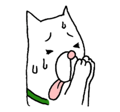 Grandfather and dog sticker #6086834