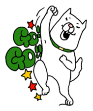 Grandfather and dog sticker #6086842