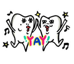 TOOTH BABY sticker #6087214