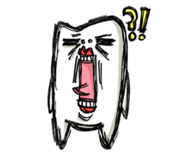 TOOTH BABY sticker #6087239