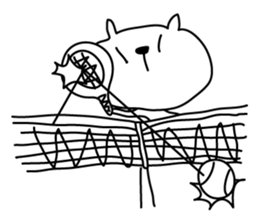 Conversation in Tennis sticker #6087585