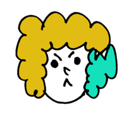 Afros Sticker sticker #6087762