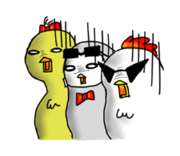 Cool and dreamy guys in lock sticker #6088414