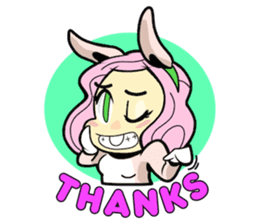 Holly Bunny sticker #6088420