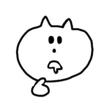 DATSURYOKU CAT sticker #6088560