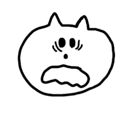 DATSURYOKU CAT sticker #6088562