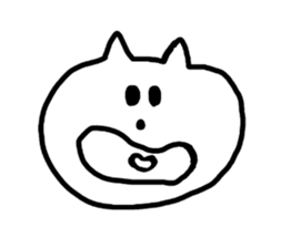 DATSURYOKU CAT sticker #6088565