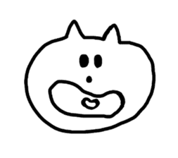 DATSURYOKU CAT sticker #6088565