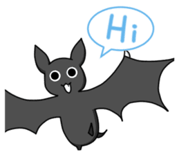Black Bat and White Bat sticker #6088696