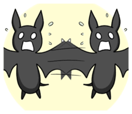Black Bat and White Bat sticker #6088728