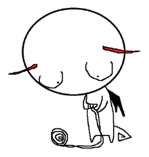 Band gal devil sticker #6089189