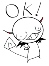 Band gal devil sticker #6089194