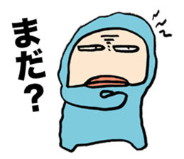 Lazy Snowman Yukio Welcome Back sticker #6089461