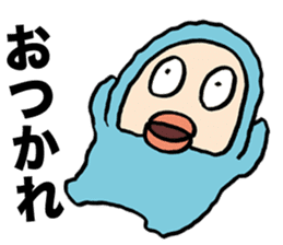 Lazy Snowman Yukio Welcome Back sticker #6089472