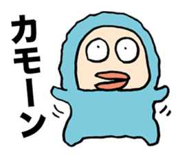 Lazy Snowman Yukio Welcome Back sticker #6089475