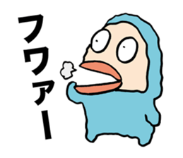 Lazy Snowman Yukio Welcome Back sticker #6089488