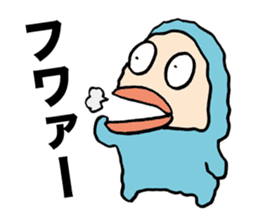 Lazy Snowman Yukio Welcome Back sticker #6089488