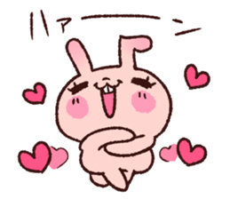 pinkie rabbit sticker #6090058