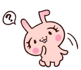 pinkie rabbit sticker #6090063