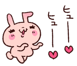 pinkie rabbit sticker #6090067