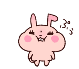 pinkie rabbit sticker #6090068