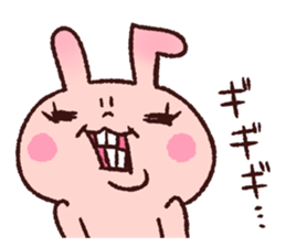 pinkie rabbit sticker #6090090