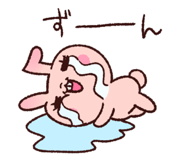 pinkie rabbit sticker #6090092