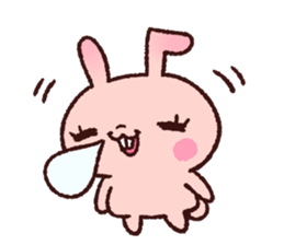pinkie rabbit sticker #6090094