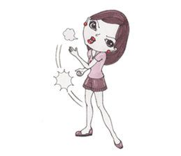 Ploy the office girl sticker #6090264