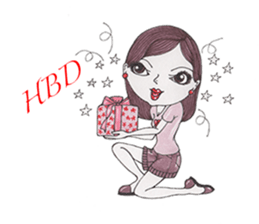 Ploy the office girl sticker #6090265