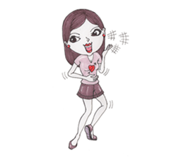 Ploy the office girl sticker #6090267