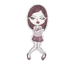 Ploy the office girl sticker #6090270