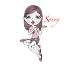 Ploy the office girl sticker #6090277