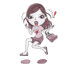 Ploy the office girl sticker #6090281