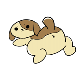 PINU is a puppy sticker #6090556