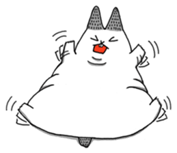 Fatty in the house sticker #6090636